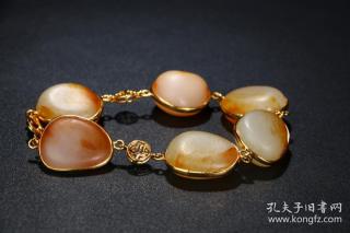 旧藏 和田玉原石手串