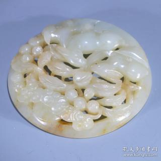 和田玉兔子镶嵌