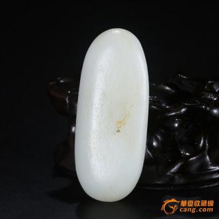 和田玉白玉籽料韩帅大师作品37g如意观音挂件